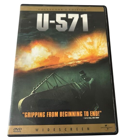 U-571 DVD WWII Submarine Action Suspense Matthew McConaughey collectors edition - Picture 1 of 3